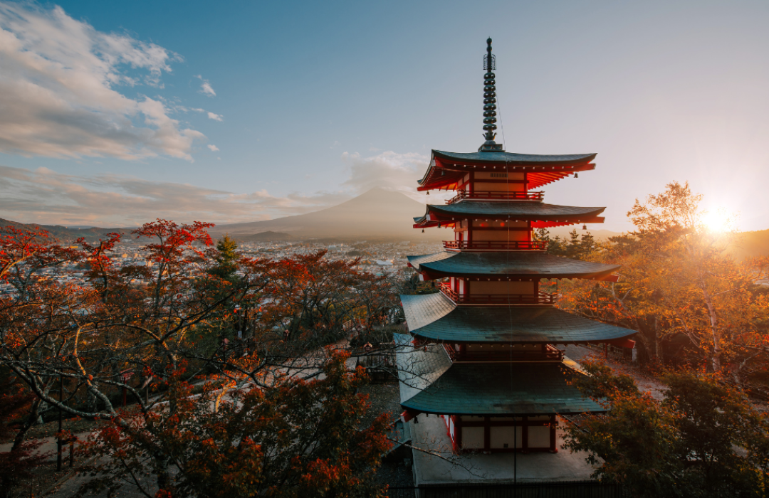 japao cores do outono
